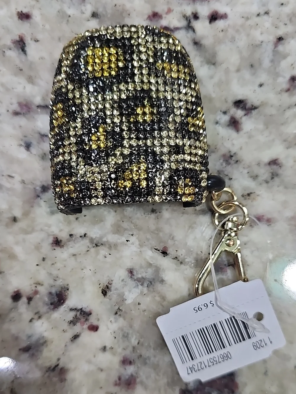 Bath & Body Works Hand Sanitizer Holder Leopard Rhinestones NWT